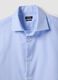 Light blue pure cotton shirt with classic collar, slim fit, non-iron_5