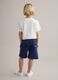 Children's pure cotton blue baggy shorts_1