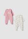 2er-Pack Baby-Strampler aus reiner Bio-Baumwolle mit F&uuml;&szlig;chen und Winnie Puuh-Print_0