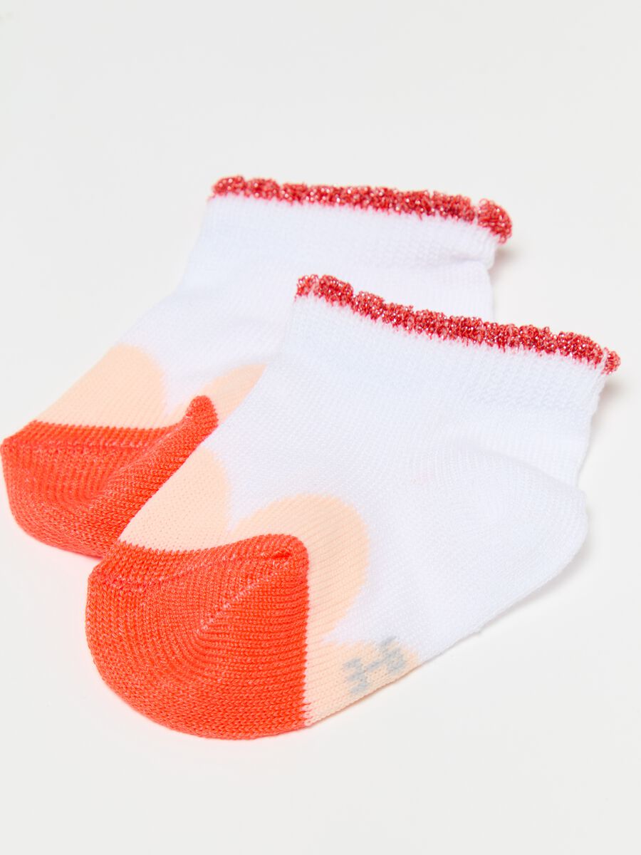 Two-pair pack stretch socks with lurex_2
