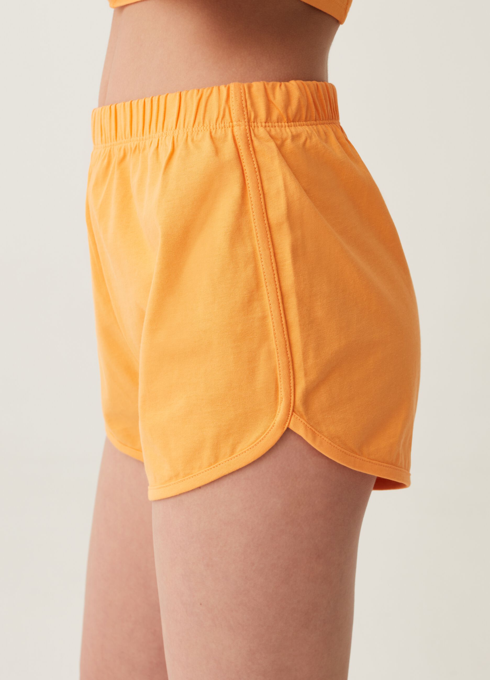 Baby Angel solid colour shorts in jersey_3