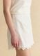 White pure cotton broderie anglaise shorts_3
