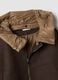 Chocolate brown hooded jacket, regular fit_1