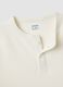 White regular-fit honeycomb viscose-blend T-shirt_1