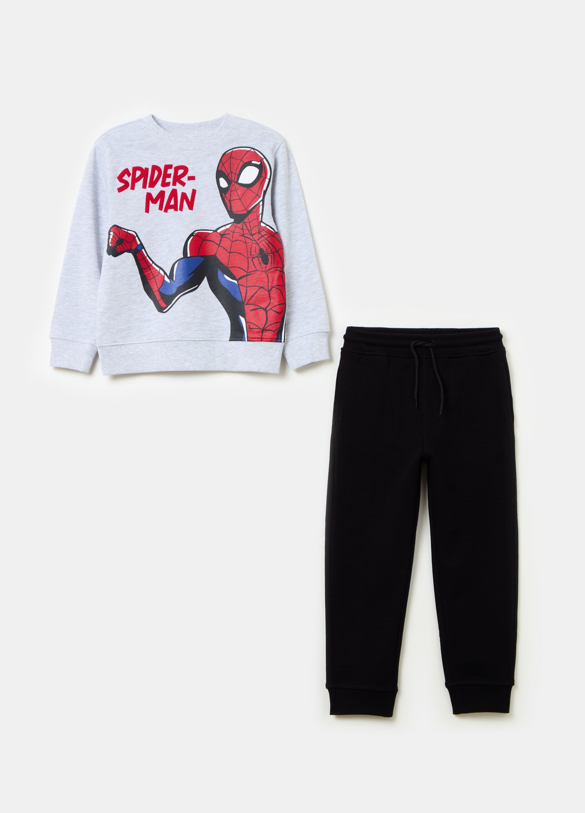 Jogging set con stampa Spider-Man