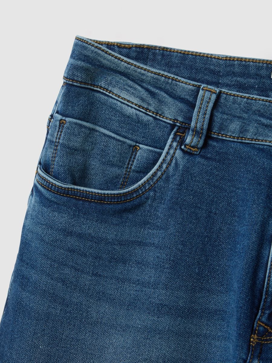 Vaqueros slim fit de denim azul_5