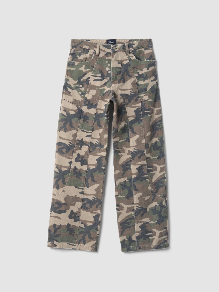 Baggy Washed Camo Denim_1