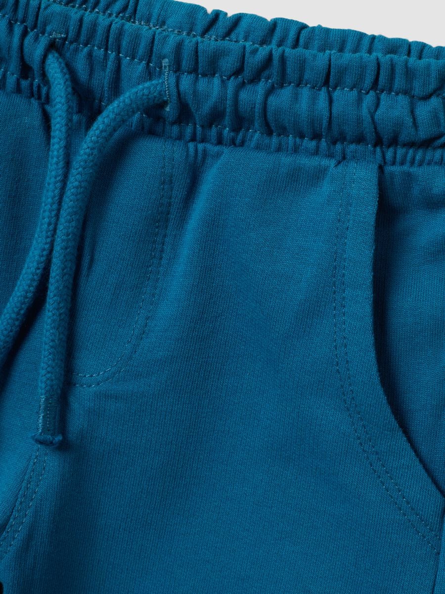 Hellblaues und dunkelblaues Set aus reiner Baumwolle mit Teddyb&auml;ren f&uuml;r Babyjungen, Regular Fit_3