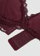 Purple stretch microfibre triangle bra with lace_5