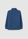 Child's blue fleece with high collar and full zip, over fit_1