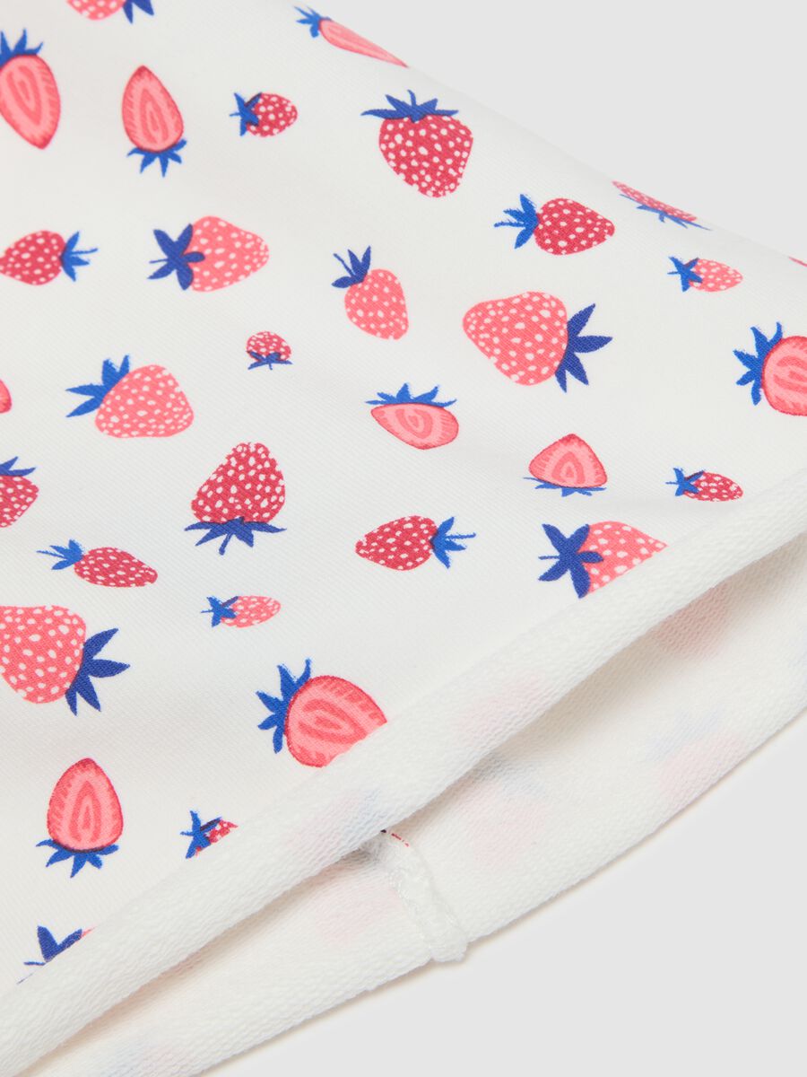 Multicolour stretch cotton cap with prints for girls_2