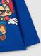 Children's blue pure cotton T-shirt with Super Mario print_3