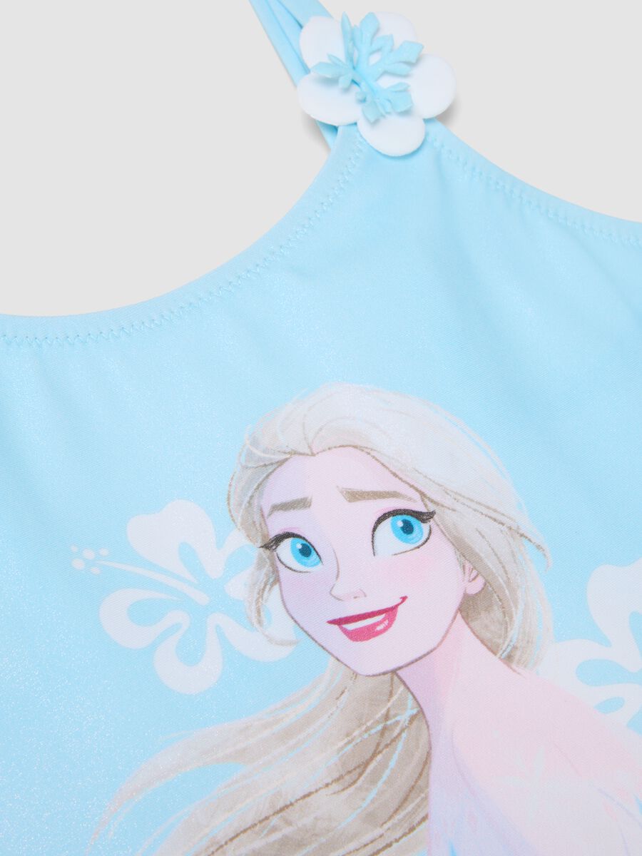 Blue one-piece swimsuit in stretch fabric_2