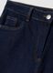 Dark blue bootcut stretch-cotton jeans_1