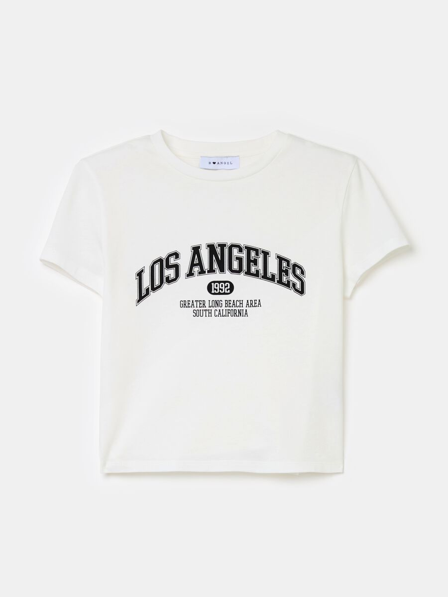 Crop T-shirt in cotton_4