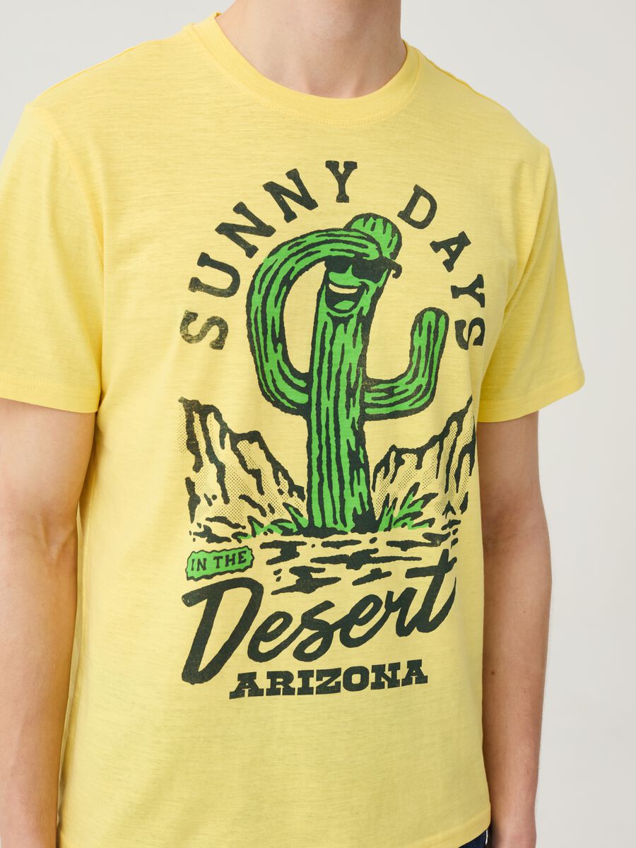 T-shirt con stampa Arizona Desert_1