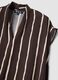 Brown striped viscose-blend midi dress_6