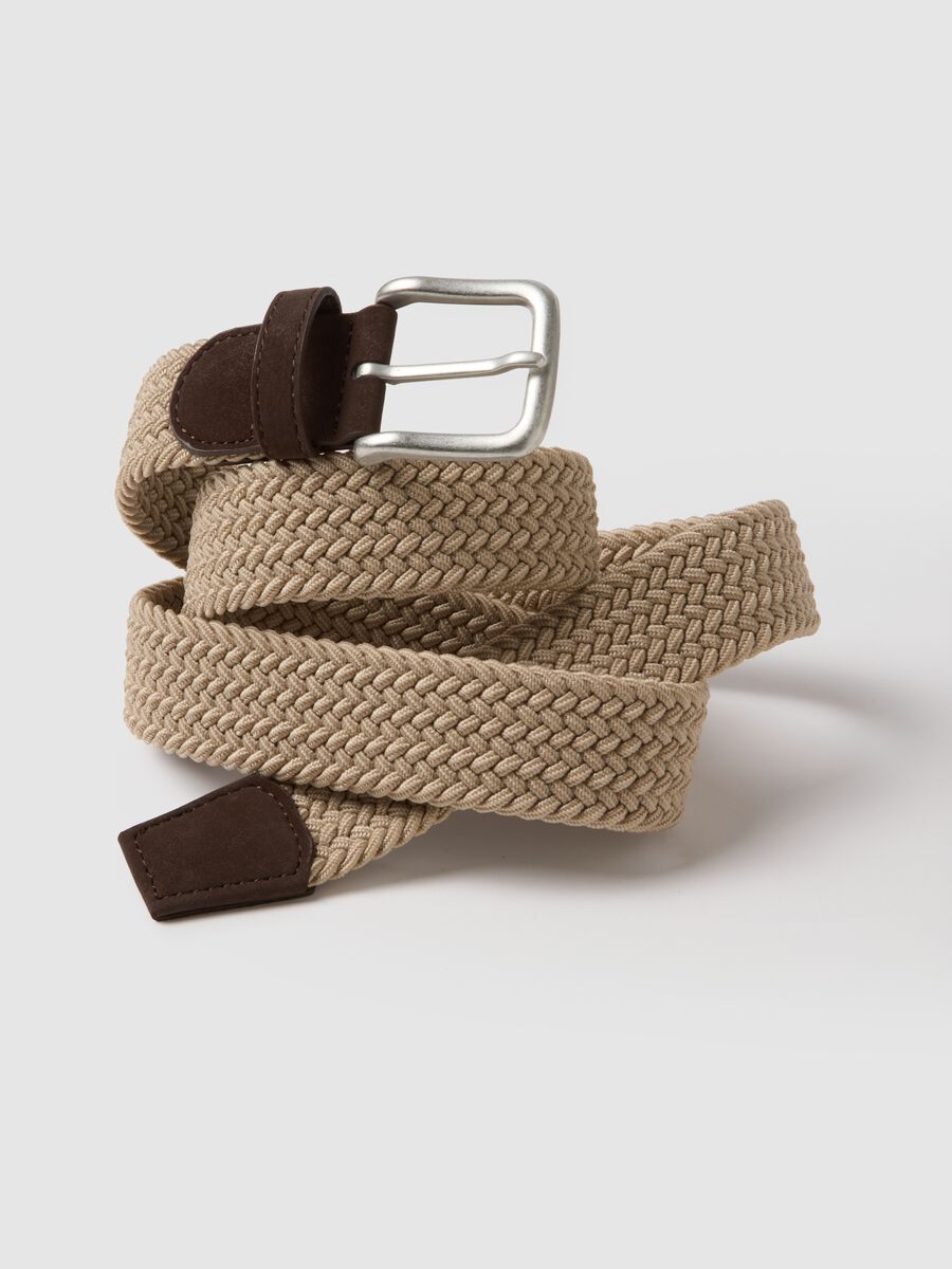 Multicolour Braided Belt with Metal Buckle_2