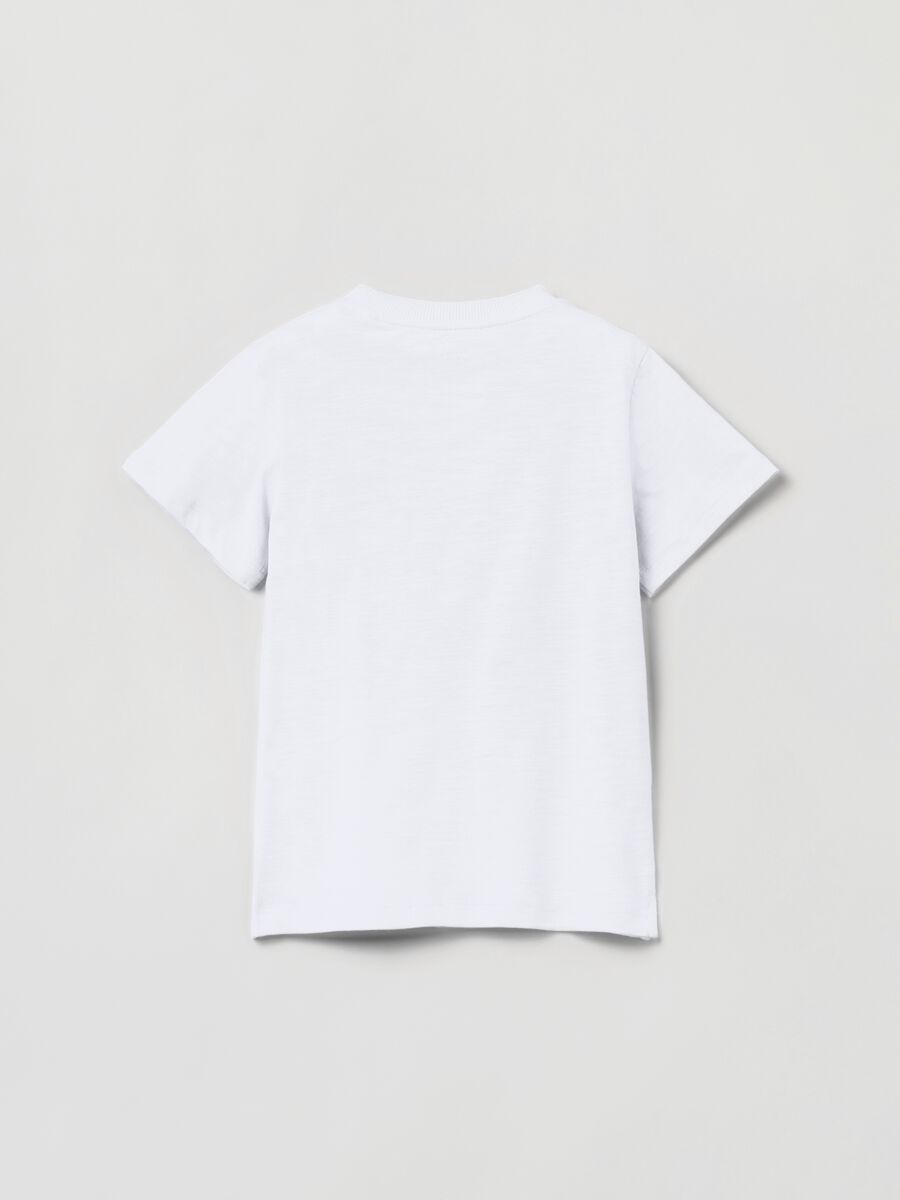 T-shirt in cotone con taschino_1