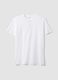 White pure cotton regular-fit T-shirt_0