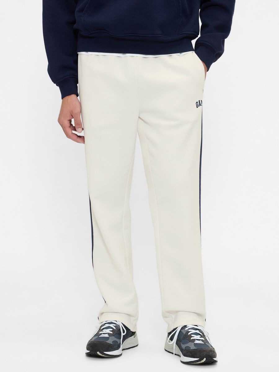 Wei&szlig;e Herrenhose aus Baumwoll-Polyester-Mix_1