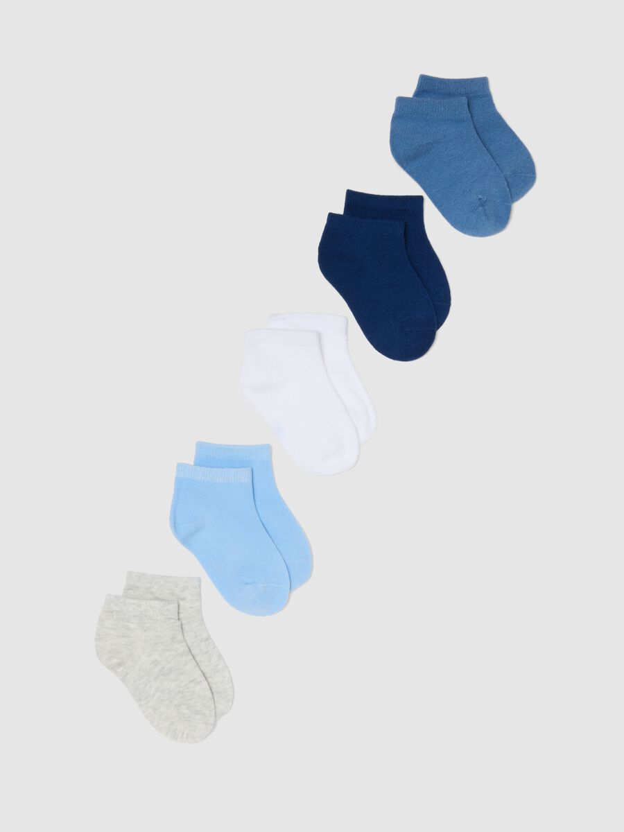 Multipack calze corte in misto cotone multicolor da neonato_0