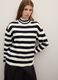 Multicolour striped high-neck oversized jumper_3