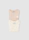 Twin-Pack Pure Cotton Multicolour Bodysuits for Babies_3