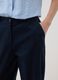 Blue stretch cotton trousers_3