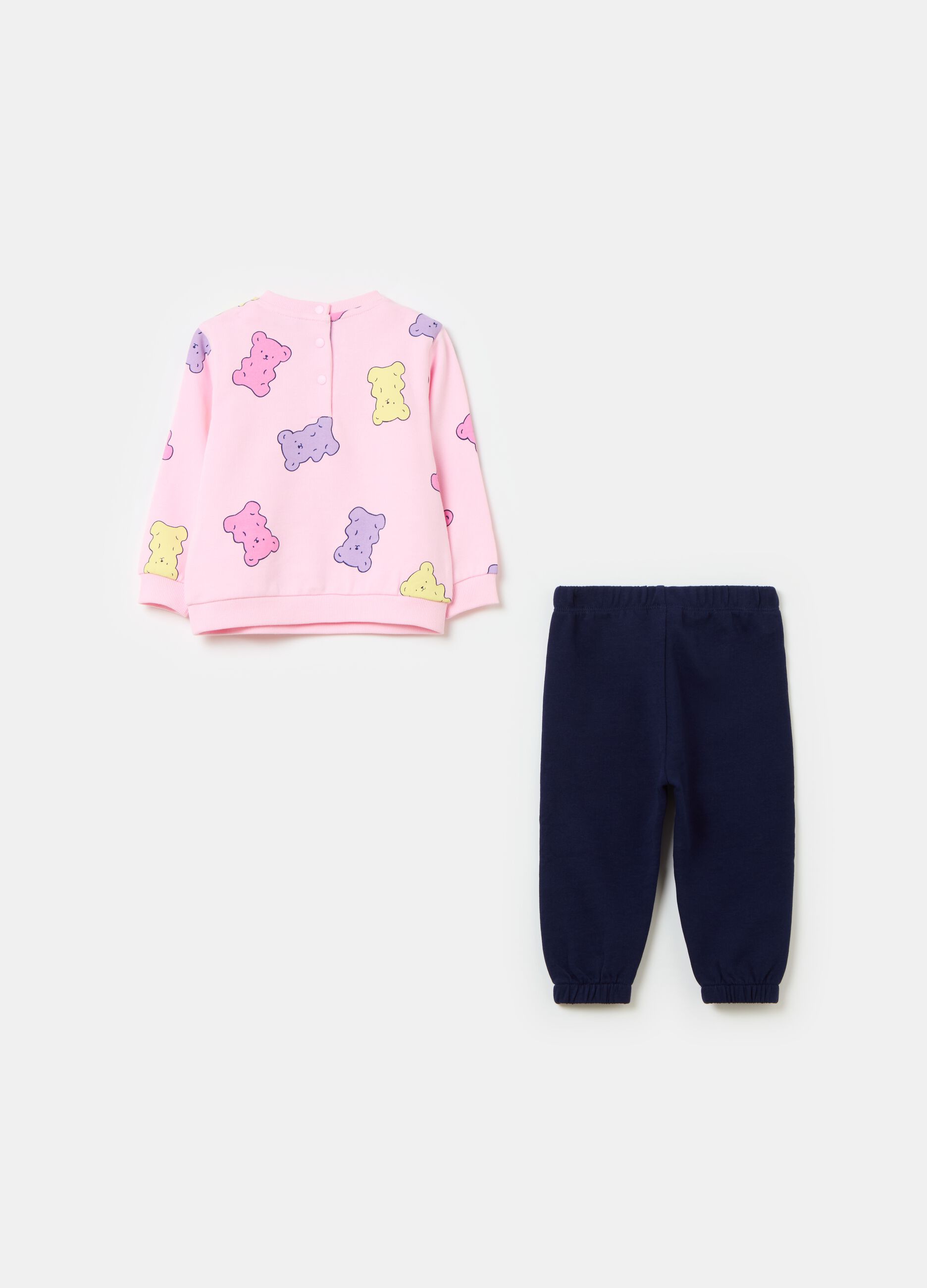 Jogging set in French Terry con stampa