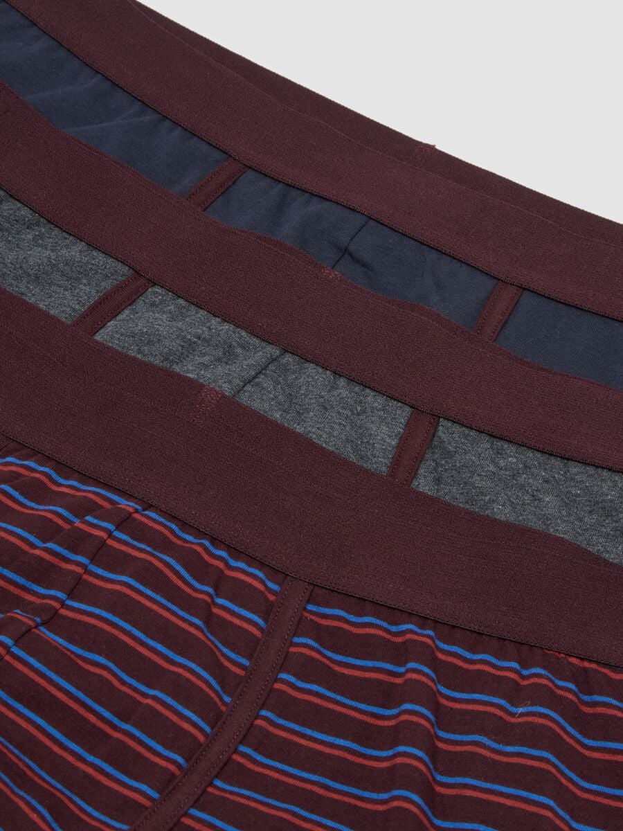 Multicolour organic stretch cotton midi boxer 3-pack_2