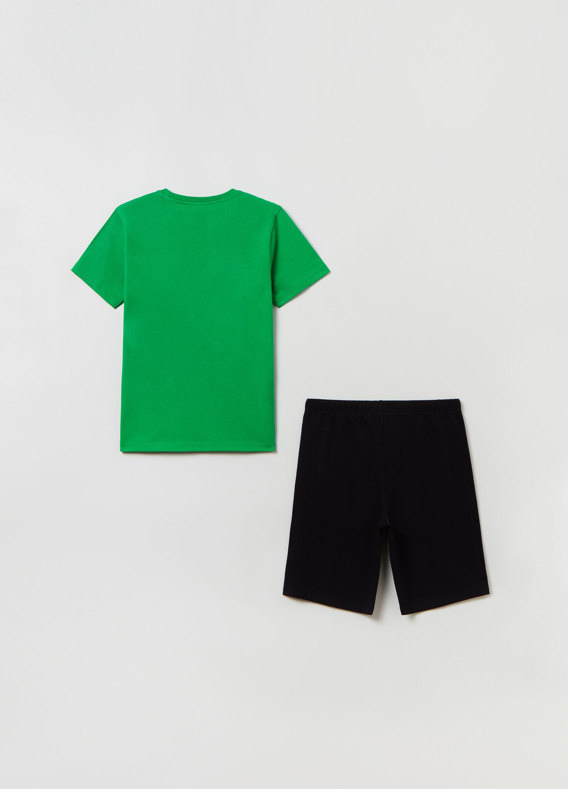 Jogging set t-shirt e shorts in cotone NBA