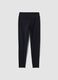 Black high-waisted stretch leggings_5