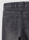 Jeggings grigi flare in cotone e viscosa elasticizzata per bambina_3