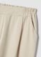 Beige Regular Fit Stretch Baumwollmix Hose_5