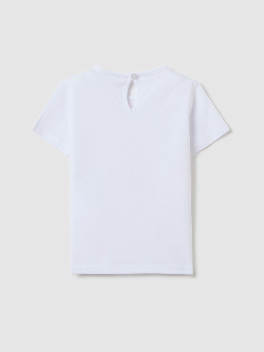 Cotton T-shirt with rabbits print_1