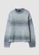 Blue wool-blend crew-neck jumper_0