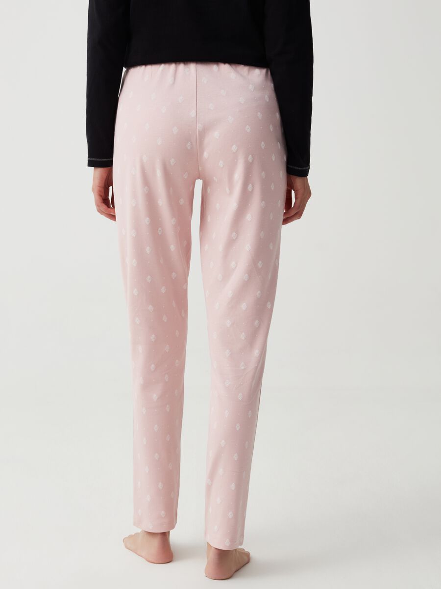Pyjama bottoms with arabesque print_2
