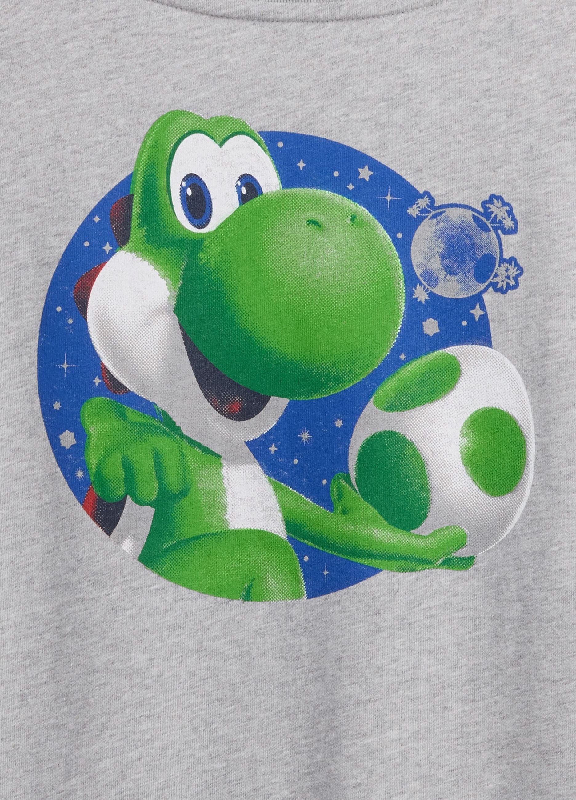 T-shirt Super Mario Nintendo de algod&atilde;o puro de manga curta