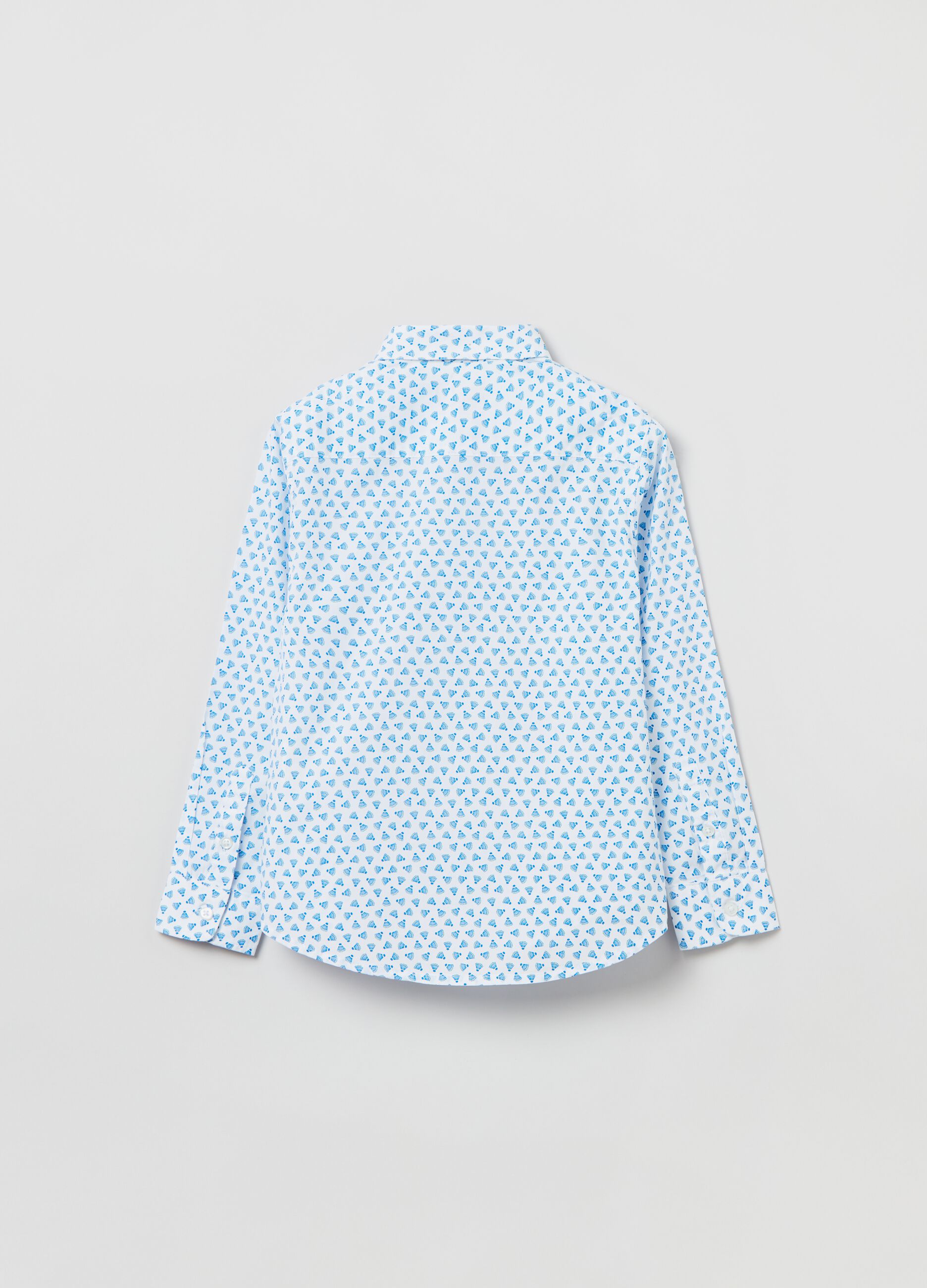 Shirt with shell print_1