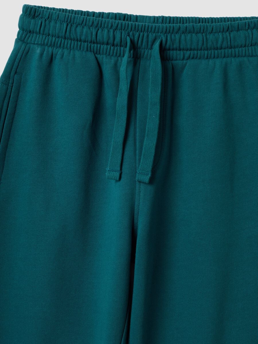 Blaue Jogginghose aus reiner Baumwolle_2