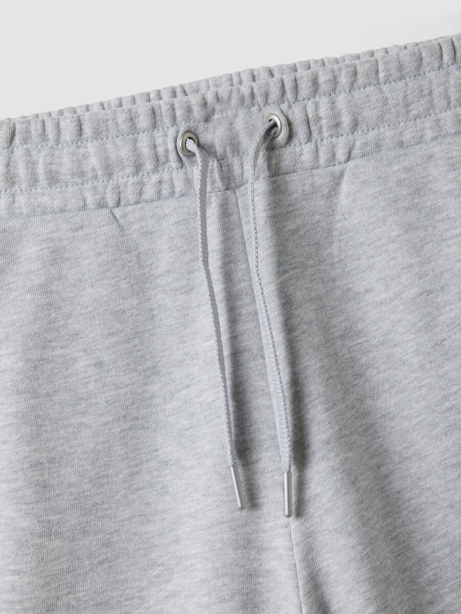 Graue Culotte-Hose aus reiner Bio-Baumwolle f&uuml;r M&auml;dchen_6