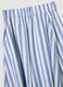 Multicolour striped skirt in a viscose-linen blend_5