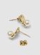 Gold-tone heart stud earrings_2