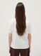 White pure cotton T-shirt with floral print_3