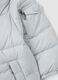 Light Grey Kids 'The Iconic Puffer' Down Jacket with Hood_2
