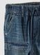 Jogger denim blu in misto cotone e viscosa relaxed fit per bambino_2