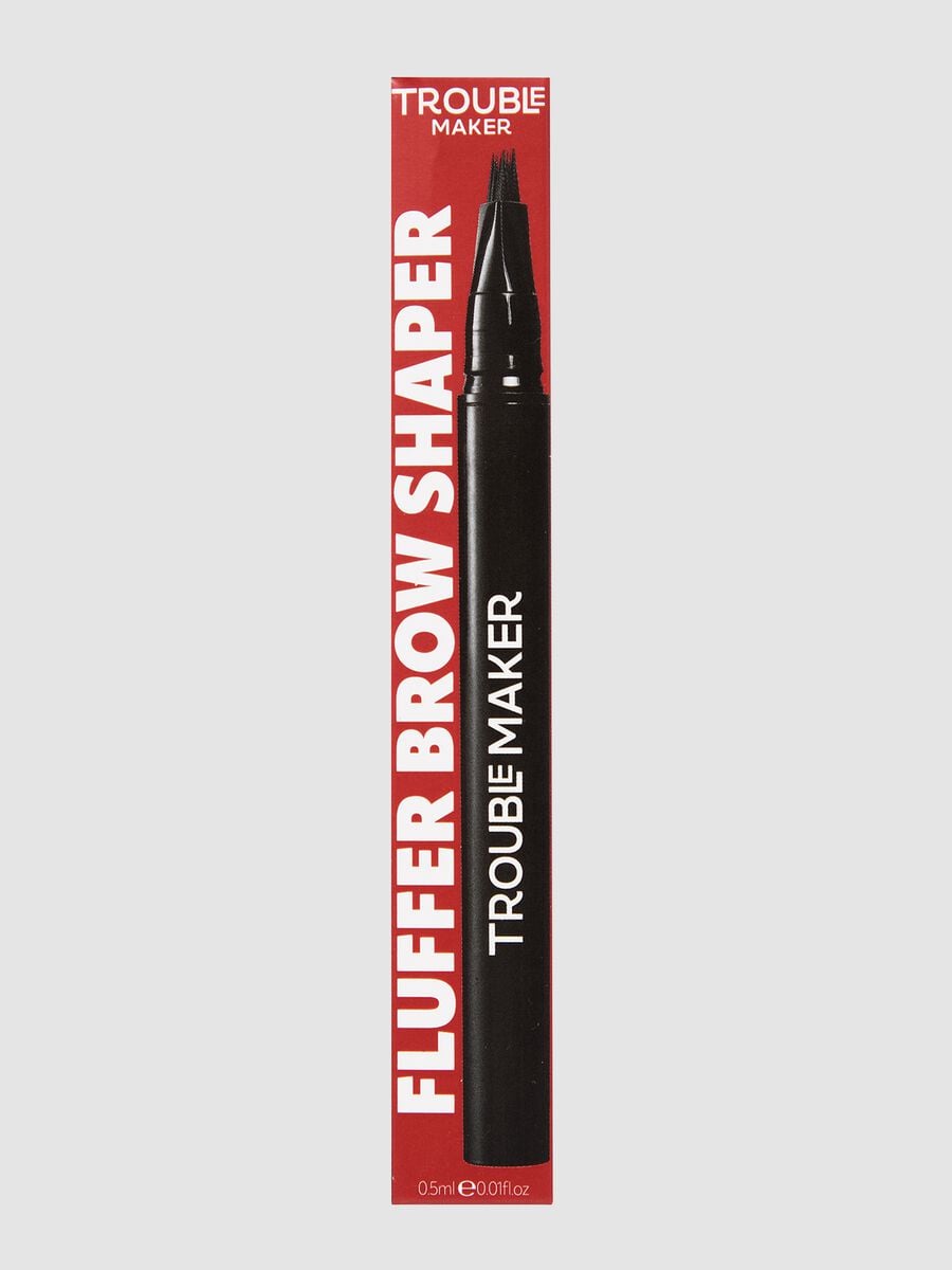 Fluffer Brow Brush Natural Brow Pen Soft Black 0,5 ml_0