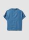 Light blue pure lyocell shirt with patterned collar_5