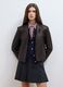 Brown regular-fit jacket with buttons_0